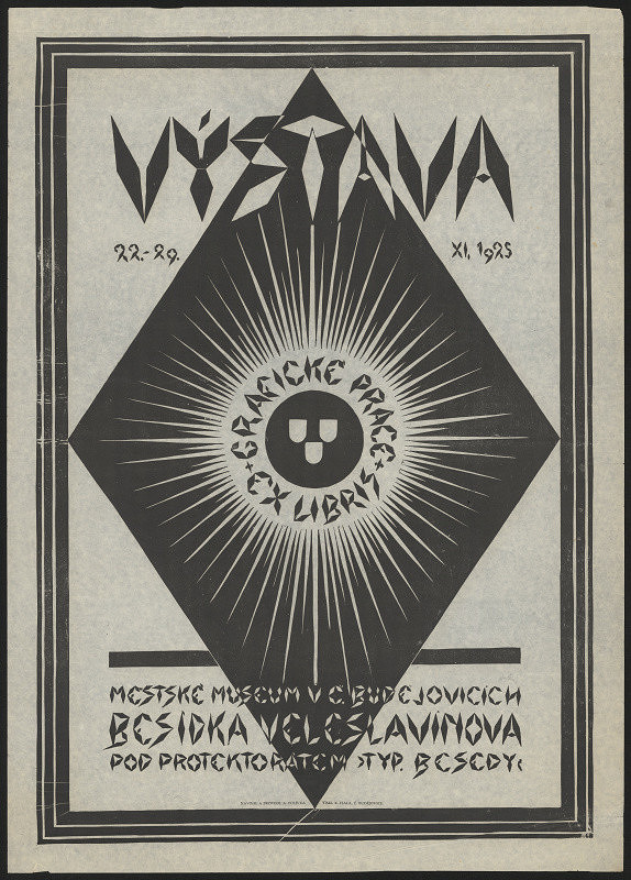 A. Polívka – Výstava grafické práce a exlibris 