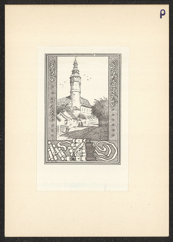 Jan Paroubek – Ex libris Aleš Malkovský 