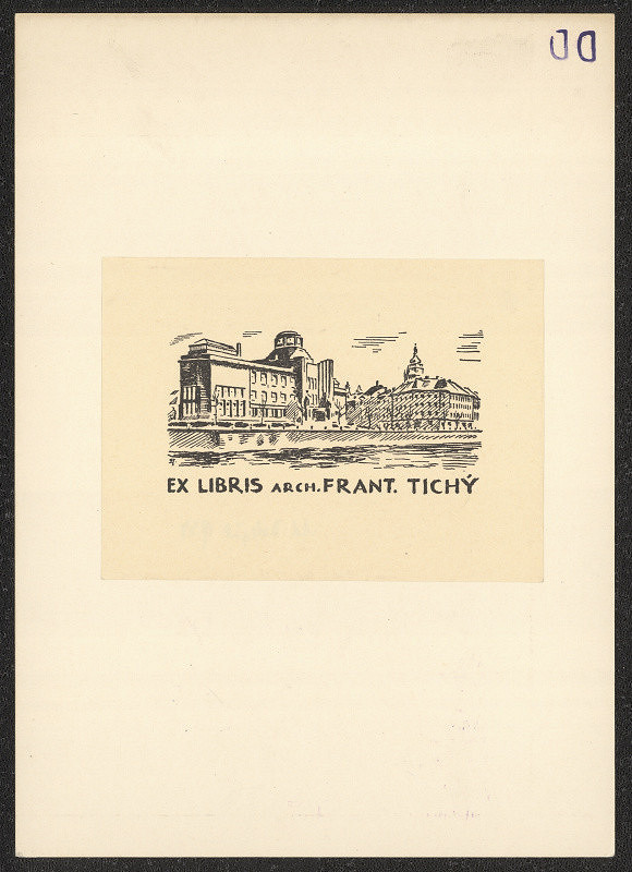 Antonín Doležal – exlibris arch. Frant Tichý 