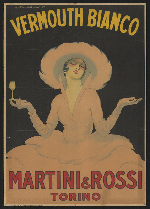 Marcello Dudovich – Vermouth Bianco. Martini & Rossi. Torino 