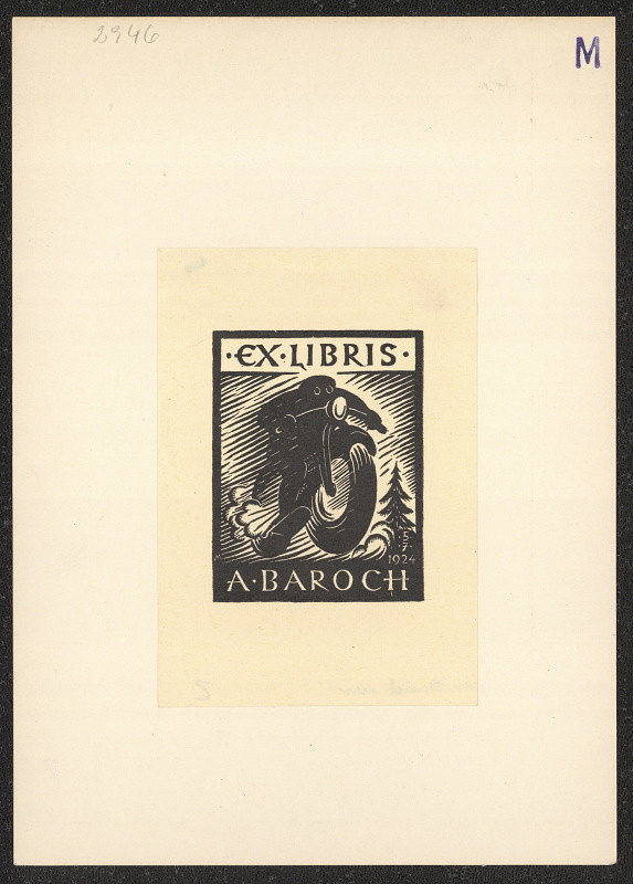 Antonín Morávek – Ex libris A. Baroch 