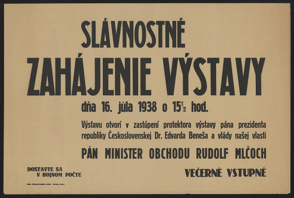 Vaclav Roštlapil – Slávnostné zahájenie výstavy 