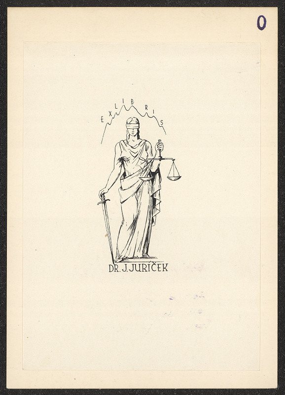 K. Ondrečka – Exlibris Dr. J. Juříček 