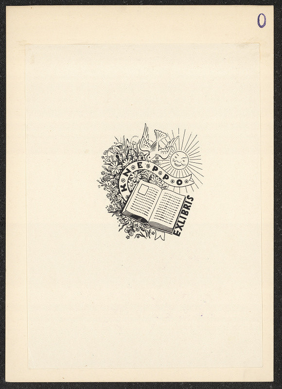 K. Ondrečka – Exlibris Kneppo 