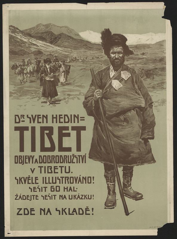 neznámý – Sven Hedin, Tibet 