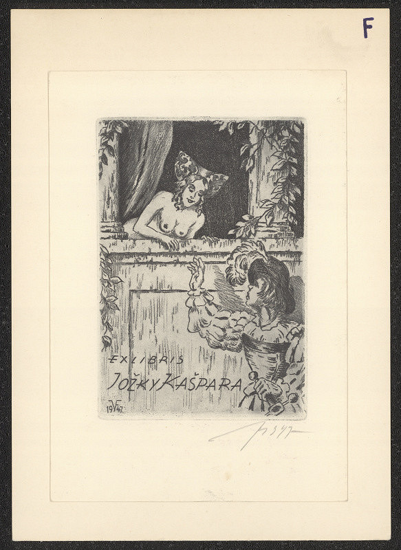 Vítězslav Fleissig – exlibris Jožky Kašpara 