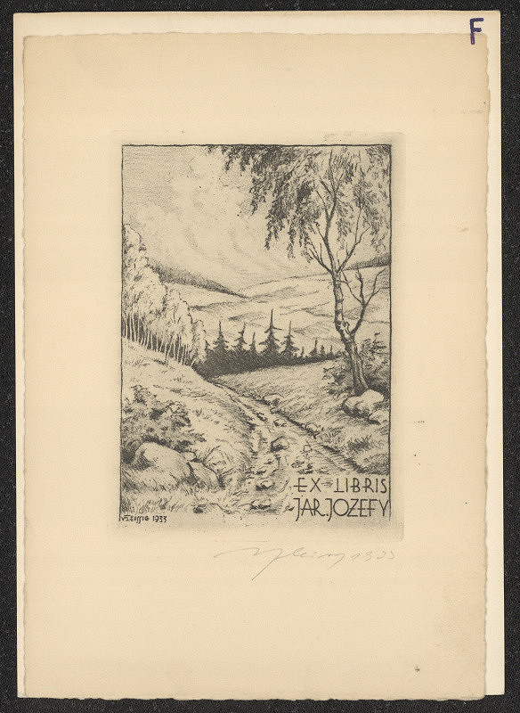 Vítězslav Fleissig – exlibris Jar. Jozefy 