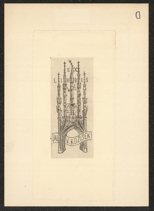 Petr Dillinger – exlibris Al. V. Kožíšek 