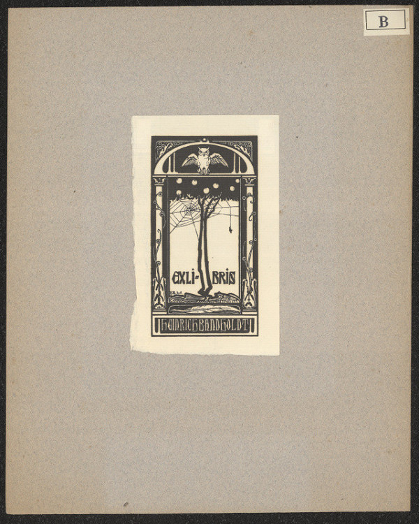 H. Braudhold – Exlibris Heinrich Bandholdt 