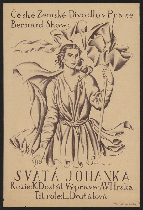 Alexander Vladimír Hrska – Shaw, Svatá Johanka, Č. zem. divadlo Praha 