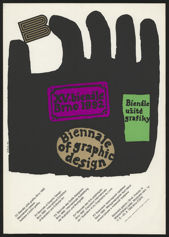 Jaroslav Sůra – XV. bienále užité grafiky Brno 92. Mezinárodní výstava ilustrace a knižní grafiky 