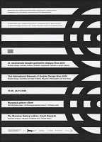 Robert Vojtěch Novák – XXI. Mezinárodní bienále grafického designu Brno 2004. Grafický design v knihách, ilustrace a písmo v knihách, časopisech, novinách. 