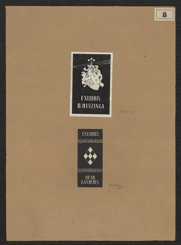 Theo Broekstra – Exlibris D. Huizinga 