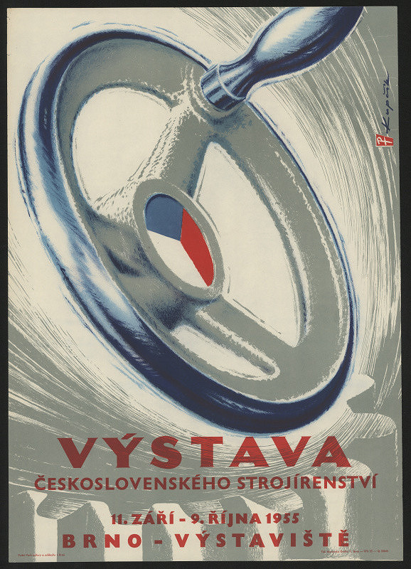 Emanuel Kupčík – Výstava českoslov. strojírenství Brno 1955 