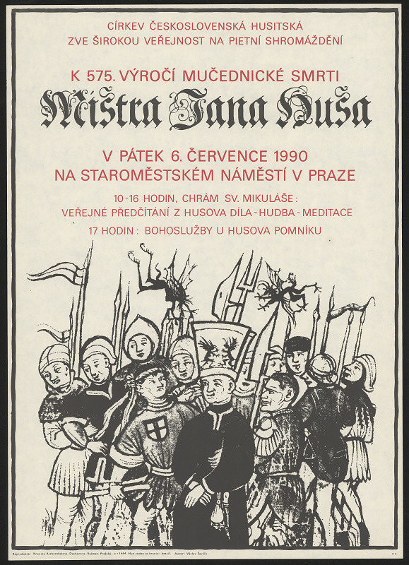 Václav Ševčík – Pietní shromáždění k 575.výročí mučednické smrti mistra Jana Husa 