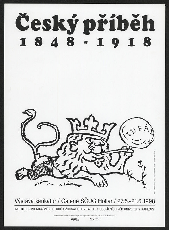 Václav Ševčík – Český příběh 1848-1918, výstava karikatur 