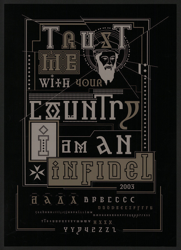 Jonathan Andrew Barnbrook – Trust Me With Your Country am Infidel 