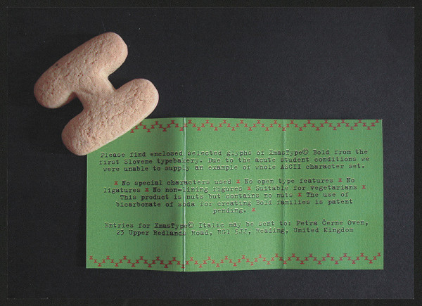 Petra Černe Oven – X Mas Font 