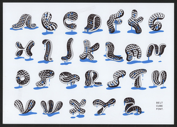 Yuji Nagai – Belt Cube Font 