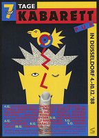 Horst F. Neumann – 7 Tage Kabarett Pur Düsseldorf ´88 