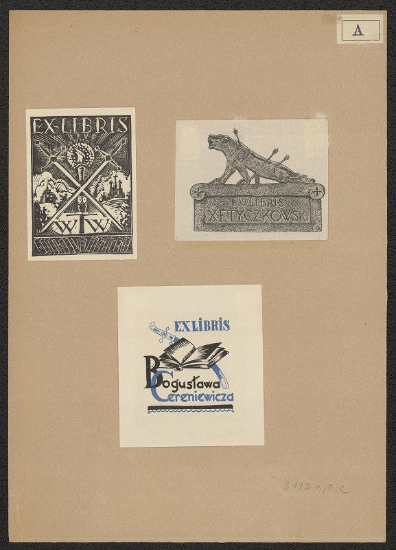 Gracian Achremowicz – Ex libris W W 