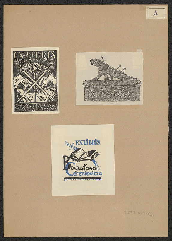 Gracian Achremowicz – Ex libris X. F. Tyczkowski 
