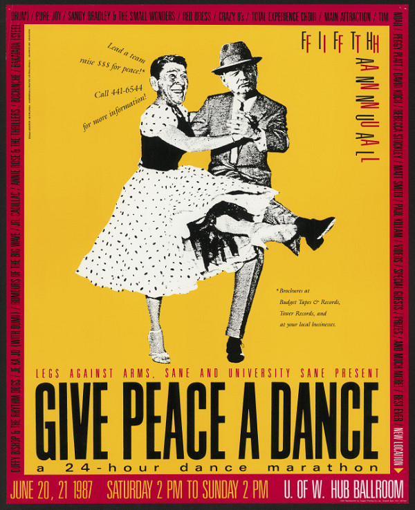 Art Chantry – Give Peace a Dance 