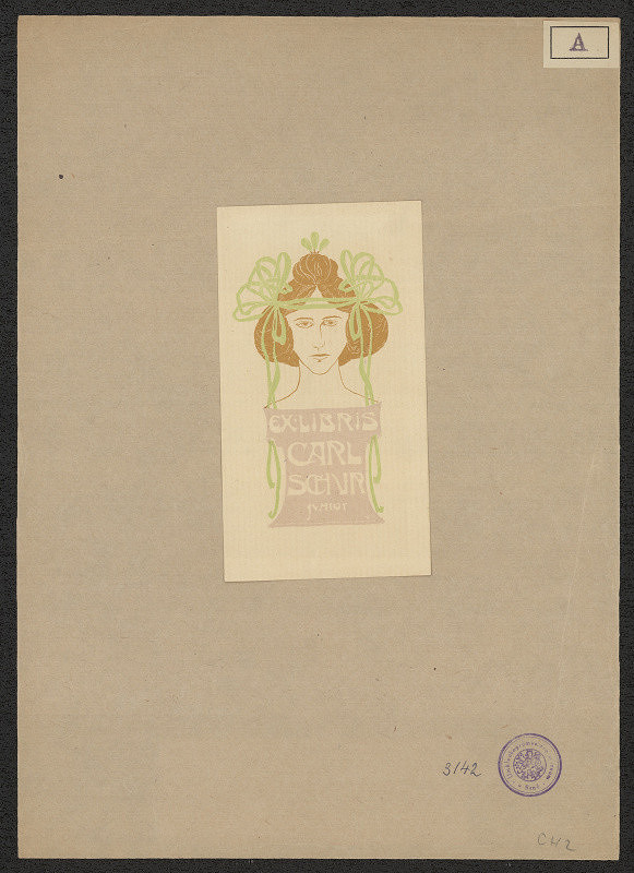 Albugg – Ex mlibris Carl Schur junior 