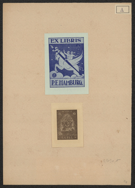 Viktor Alexejev – Ex libris P. E. Hamburg 