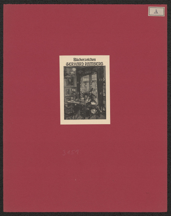 neznámý – Bücherzeichen Gerhard Ramberg 