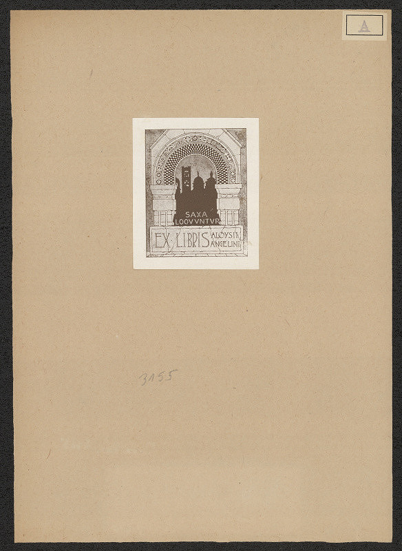 Luigi Angelini – Exlibris Aloysii Angelini 