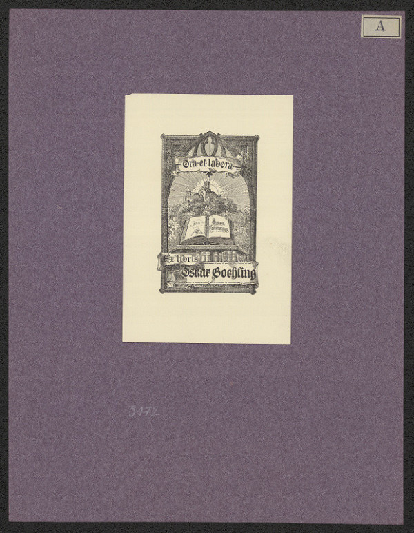 Otto Antonie – Exlibris Oskar Boehling 