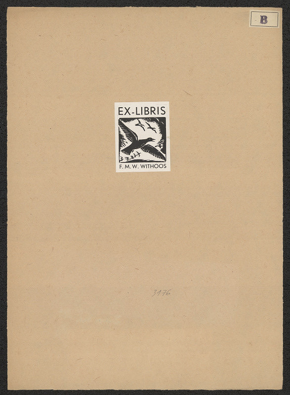 Affonso H. von Baar – Ex libris F. M. W. Withoos 