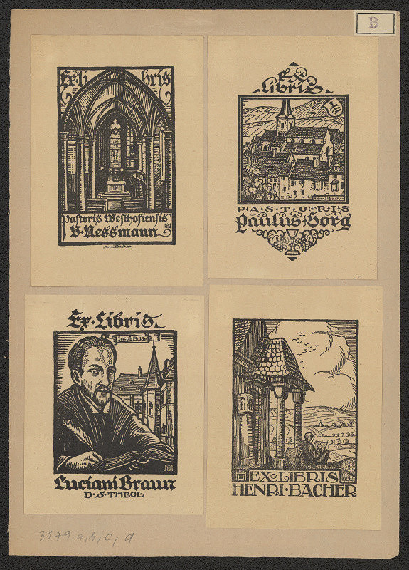 Henri Bacher – Pastoris Paulus Sorg 