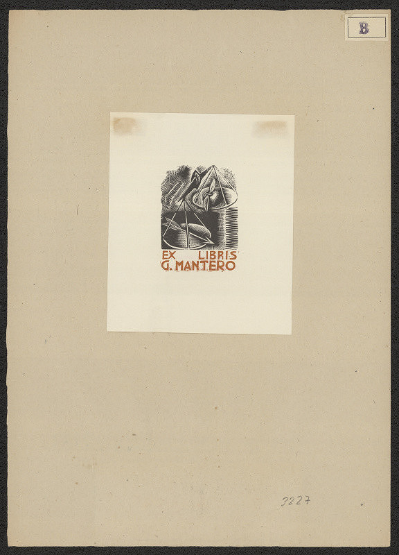 Armando Baldinelli – Exlibris G. Mantero 