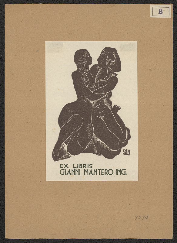 Armando Baldinelli – Exlibris Gianni Mantero Ing. 