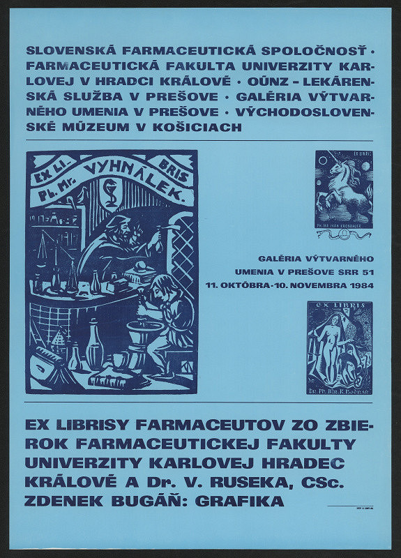 neznámý – Ex librisy Farmaceuton zo zbierok Univerzity Karlovej Hradec Králové 