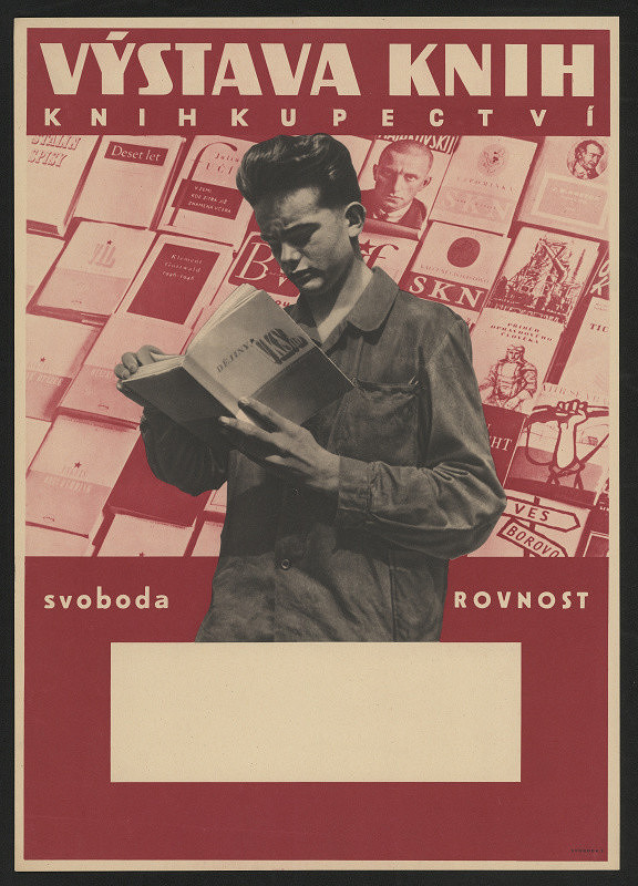 neznámý – Výstava knih - Knihkupectví Svoboda Rovnost 