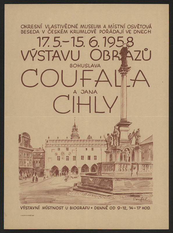Bohuslav Coufal – Výstava obrazů Bohuslava Couvala a Jana Cihly 
