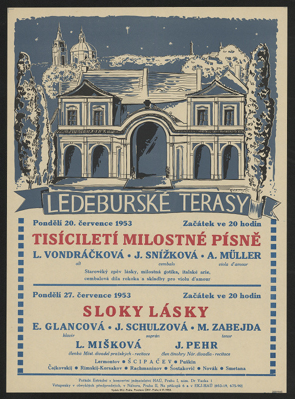 neznámý – Ledenburské terasy. Tisícileté milostné písně. Sloky lásky 