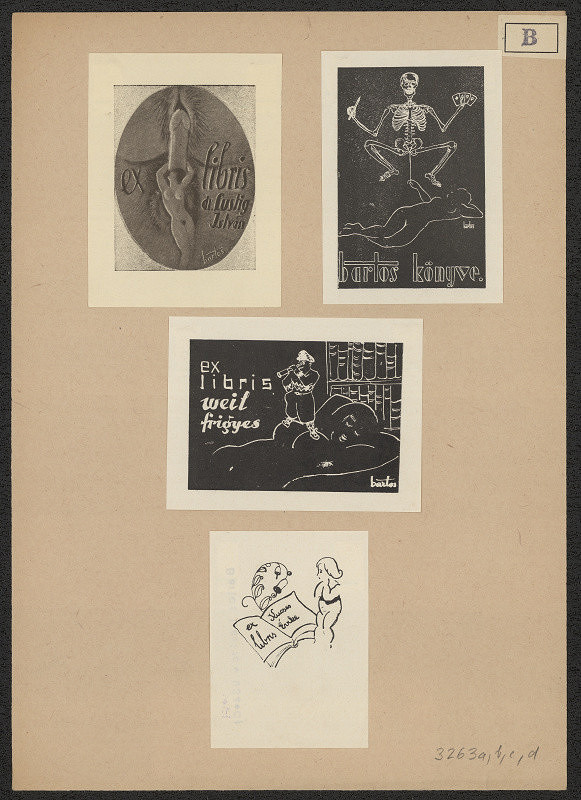 László Bartos – Exlibris Kucses Évike 