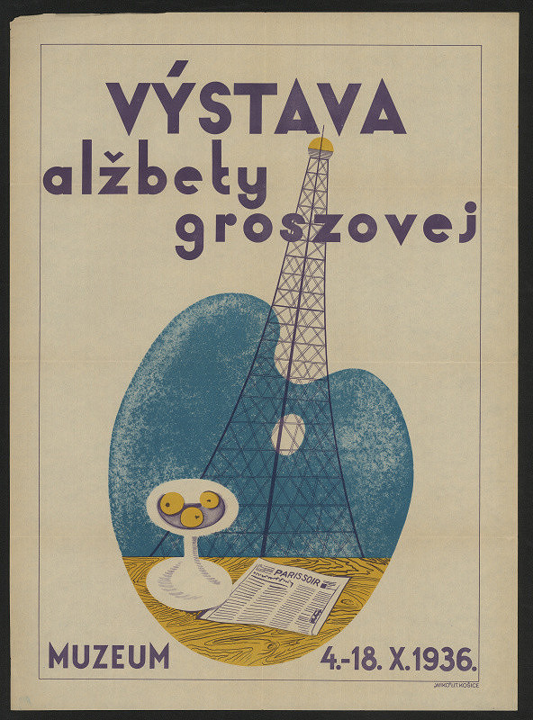 neznámý – Výstava Alžběty Groszovej 