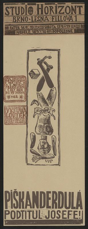 neznámý – Studio Horizont Piškanderdulá. Podtitul Josefe! 