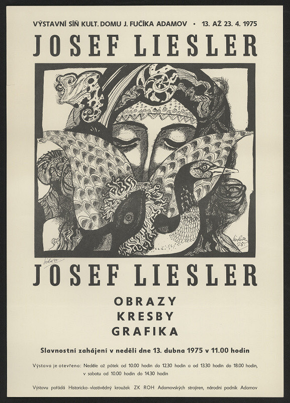 Josef Liesler – Výstava Josef Liesler: Obrazy, kresby, grafika 
