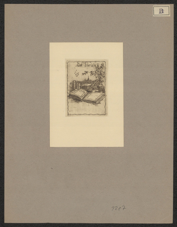 J. Bauer – exlibris univerzální 