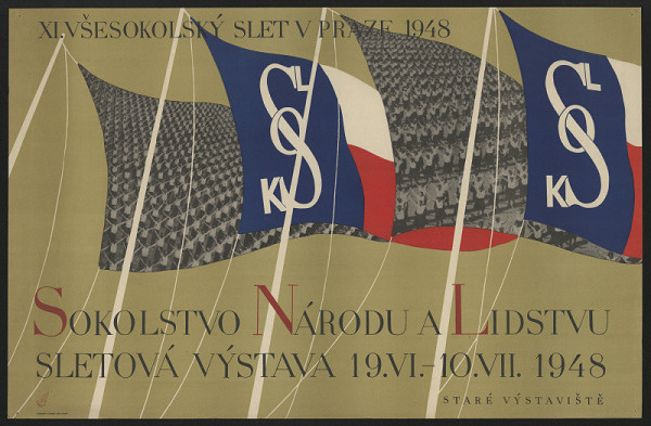 neznámý – XI. všesokolský slet v Praze 1948, Sokolstvo národu a lidstvu 