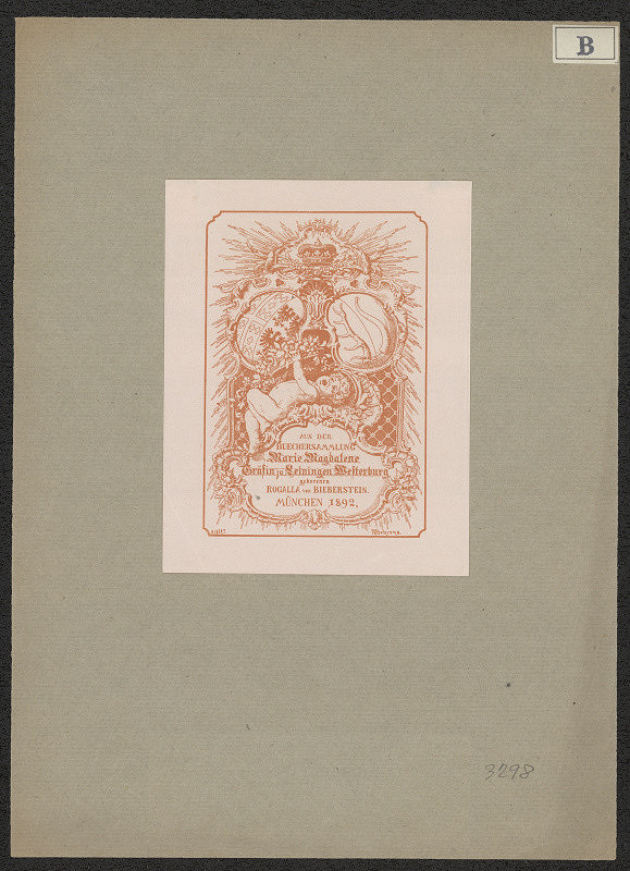 Wilhelm Behrens – Marie Magdalene Gräfin zu Leiningen Westerburg 