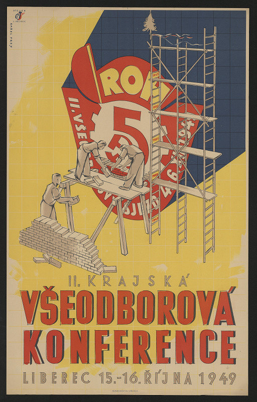 Karel Frey – II. Krajská všeodborová konference Liberec 1949 
