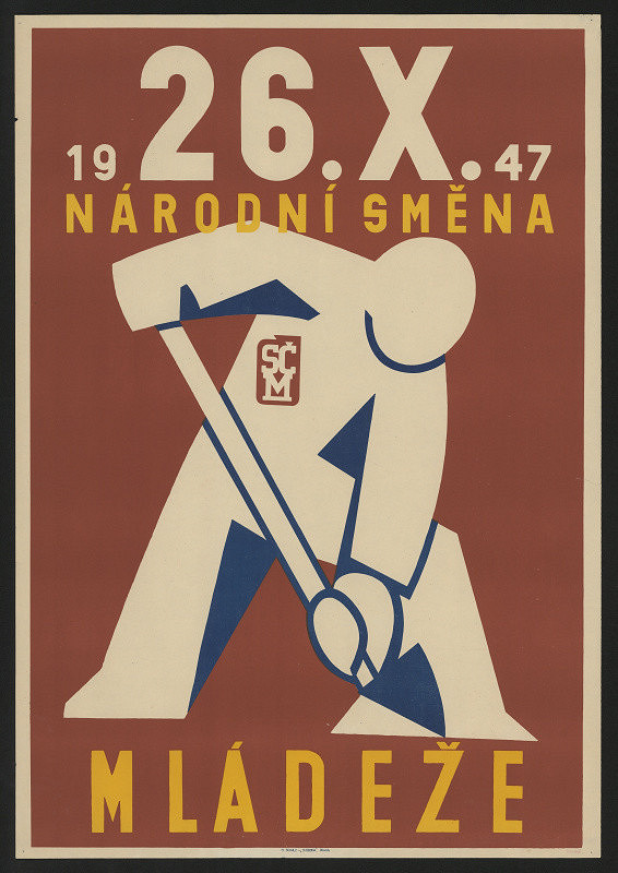 neznámý – 26.X.1947 národní směna mádeže SČM 