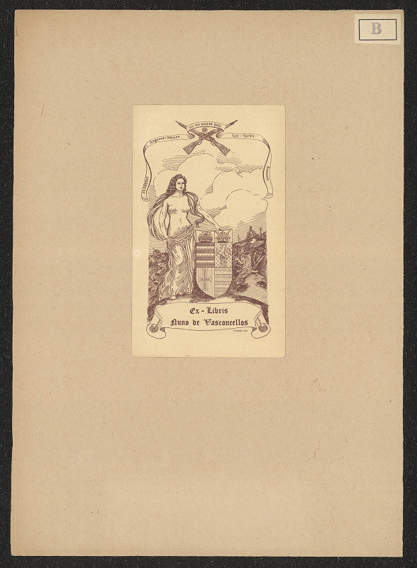 T. S. Beldea – Ex libris Nuno de Vasconcellos 